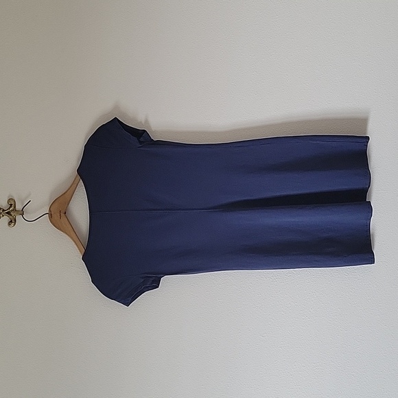 Lilly Pulitzer Brewster Navy Pima Cotton Tunic/Mini Dress Size XXS - Picture 5 of 5